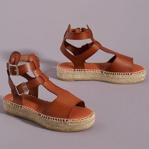 NWT Platform Gladiator Sandals shoes SZ 10 Anthro
